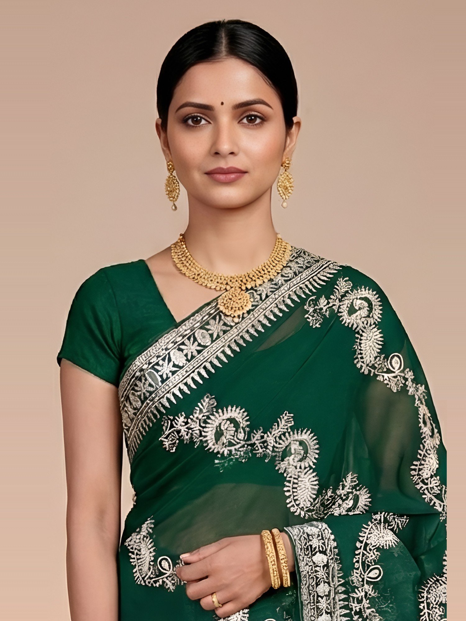 RAjLUXE Wedding Mehandi Saree