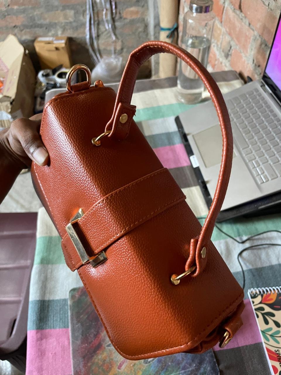 RAjMYRA Women’s Handbag (Brown)