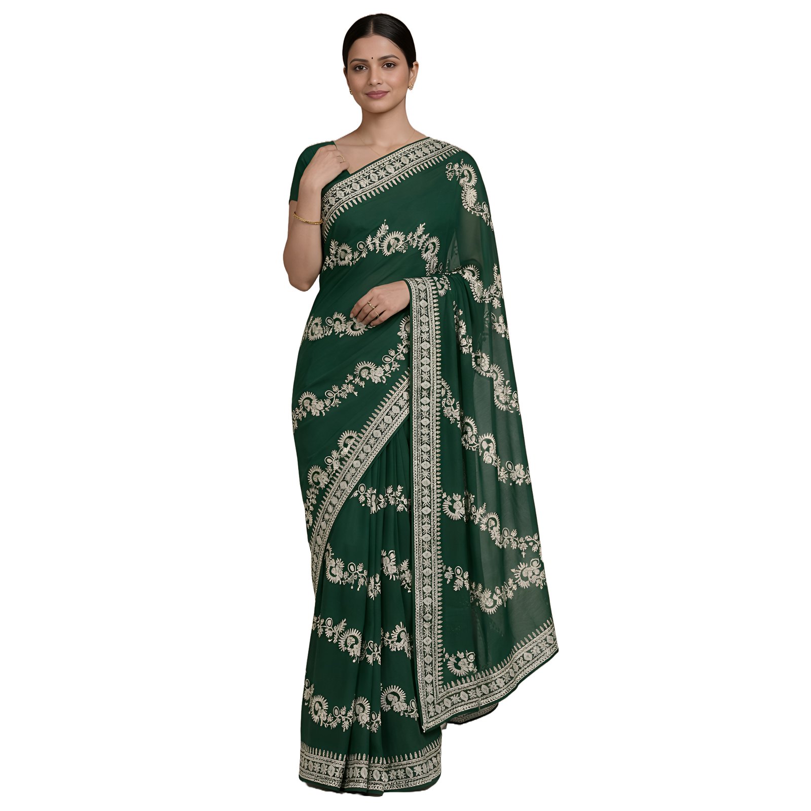 RAjLUXE Wedding Mehandi Saree