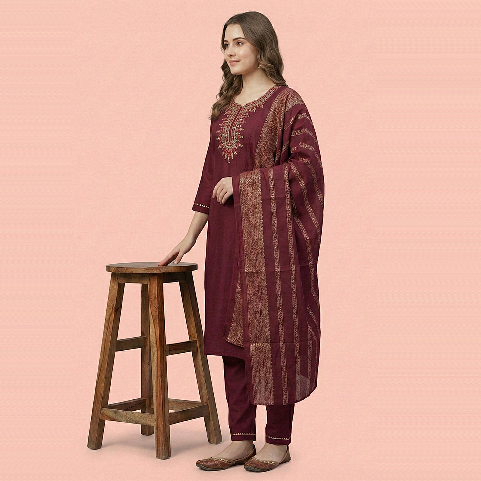 Women’s Embroidered Kurta Pant